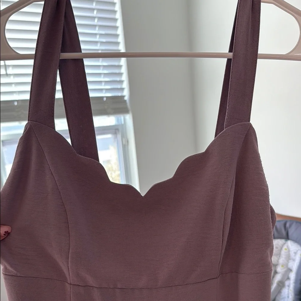 Altar'd State Purple Ruffled Mini Sundress - Picture 2 of 3